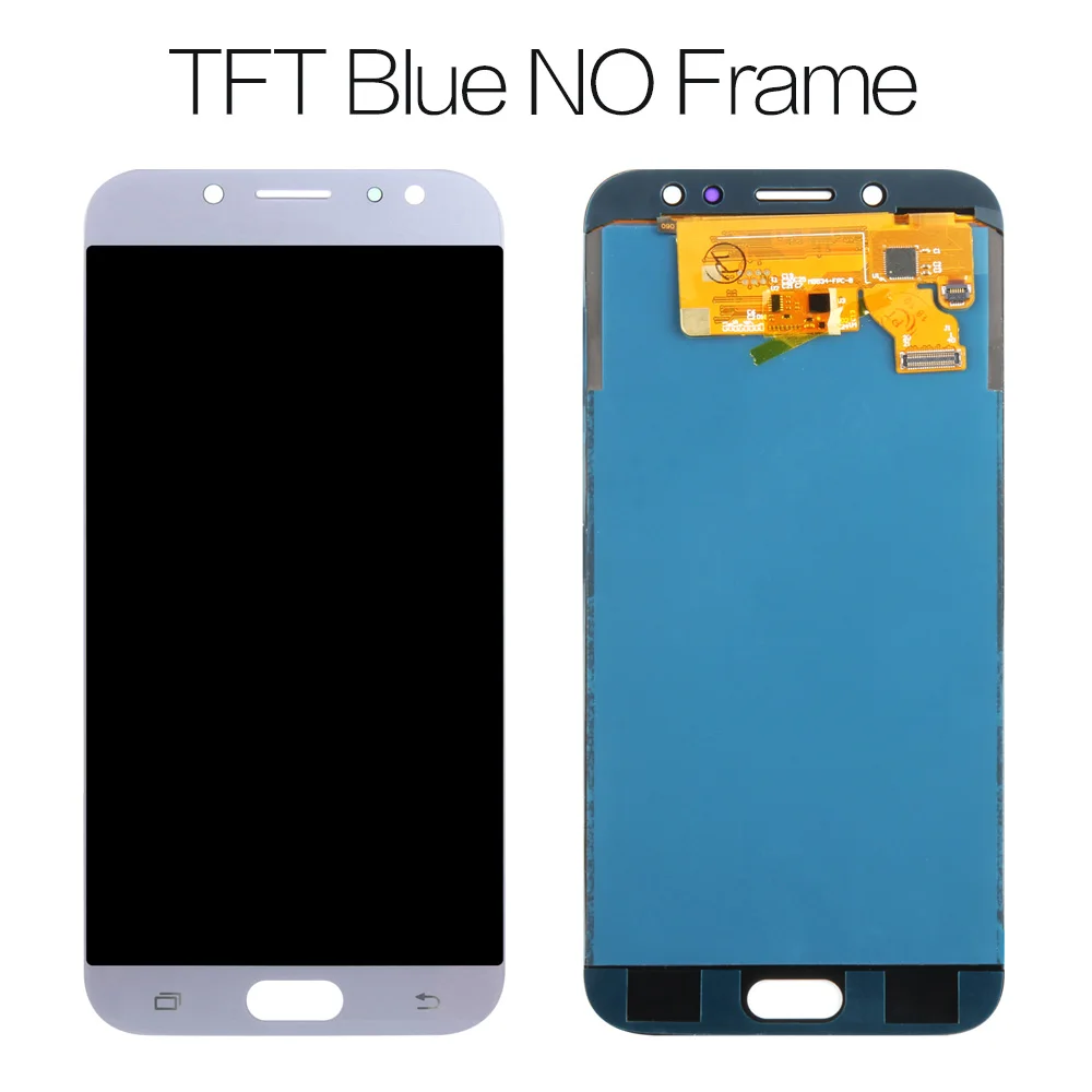 TFT Blue NO Frame 5,5 дюймов TFT дисплей для SAMSUNG Galaxy J7 Pro ЖК-дисплей сенсорный экран J730 J730F для SAMSUNG J7 Pro ЖК-экран Замена - Цвет: TFT Blue NO Frame
