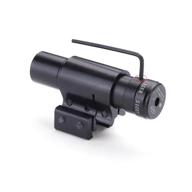 Тактический мини красный точечный лазерный прицел Вивер Пикатинни Крепление