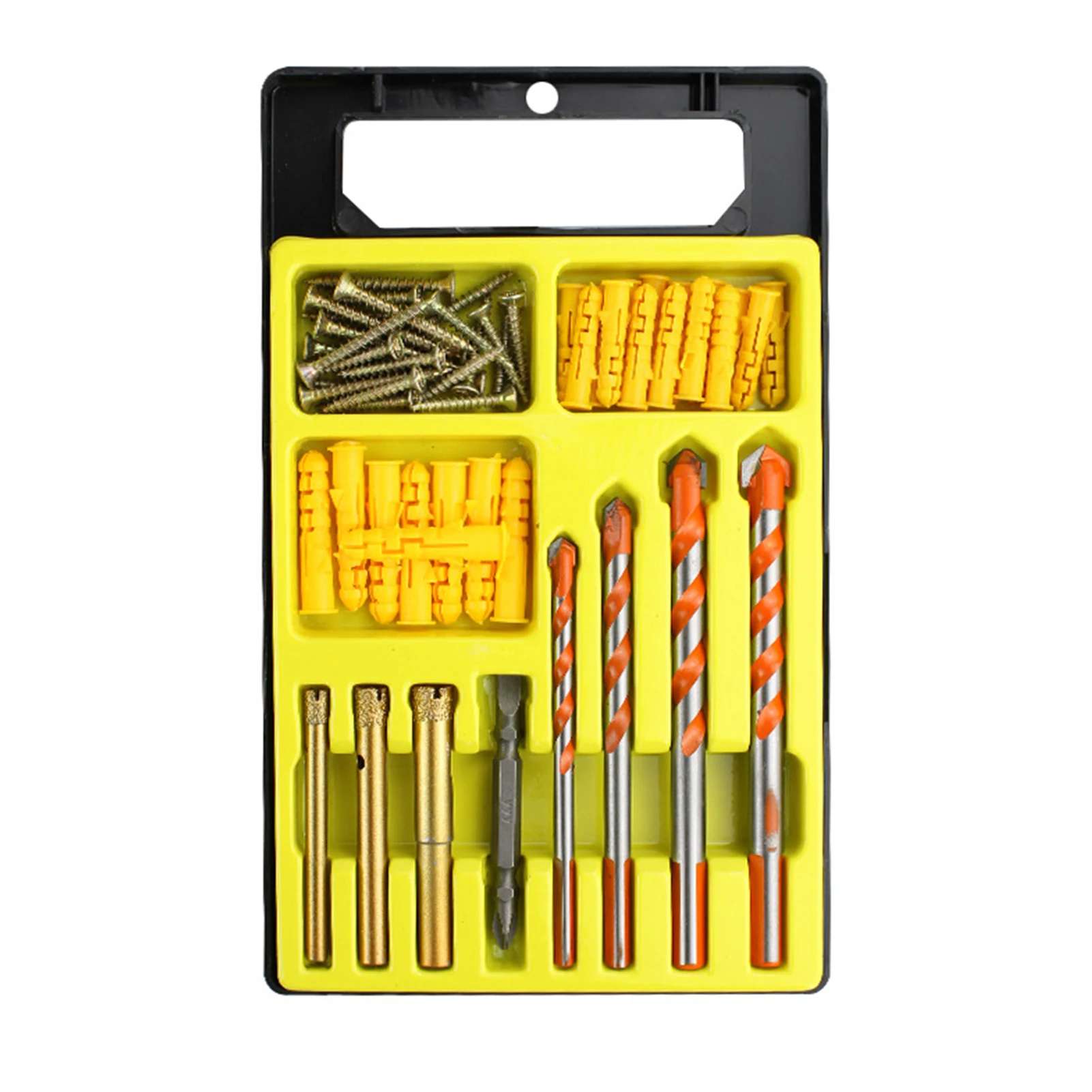 

48pcs Positioning Anti Slip Drill Bit Universal Ultimate Punching Multi Functional 6 8 10 12mm Professional Alloy For Concrete