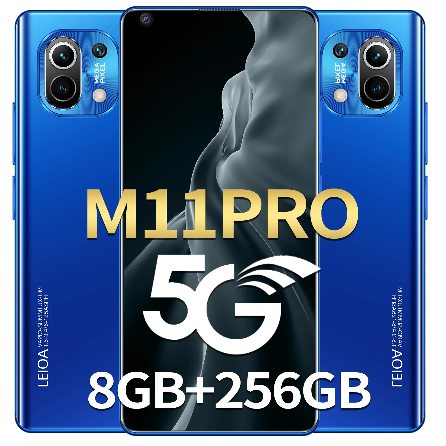 

Global Version M11 Pro 7.3 Inch Smart Phone Android 10.0 8GB RAM 512GB ROM Dual Sim Unlocked Mobile Phone MTK 6799 Deca Core