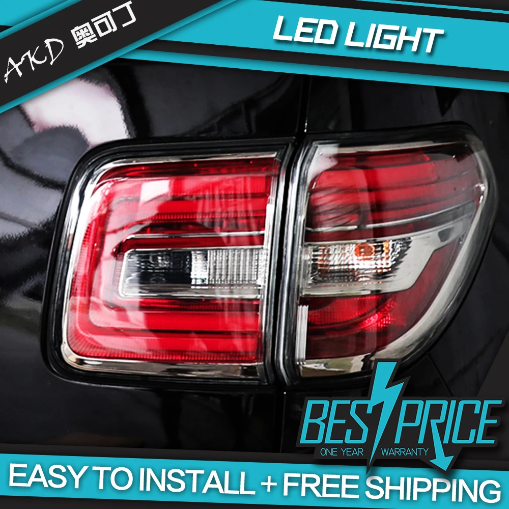 

AKD Car Styling for Nissan Patrol Tail Lights 2012-2018 Tourle LED Tail Lamp LED DRL Brake Signal Reverse auto Accessories