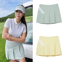 new fl golf skirt for women wear summer pleated skirt pants fashion womens skirt pants lining