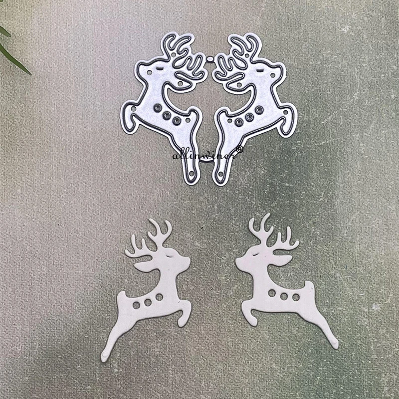 

Sika deer baby Metal Cutting Dies for DIY Scrapbooking Album Paper Cards Decorative Crafts Embossing Die Cuts