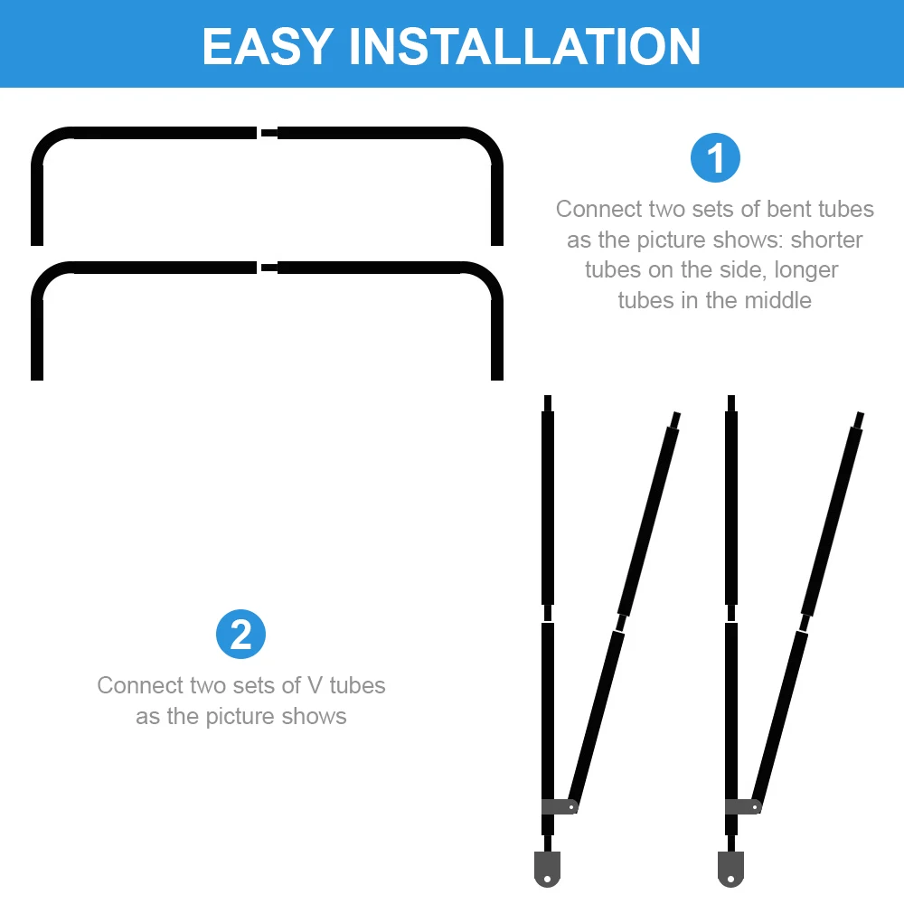 Тент для Каяка Bimini лодочный водонепроницаемый с защитой от УФ-лучей и солнца -