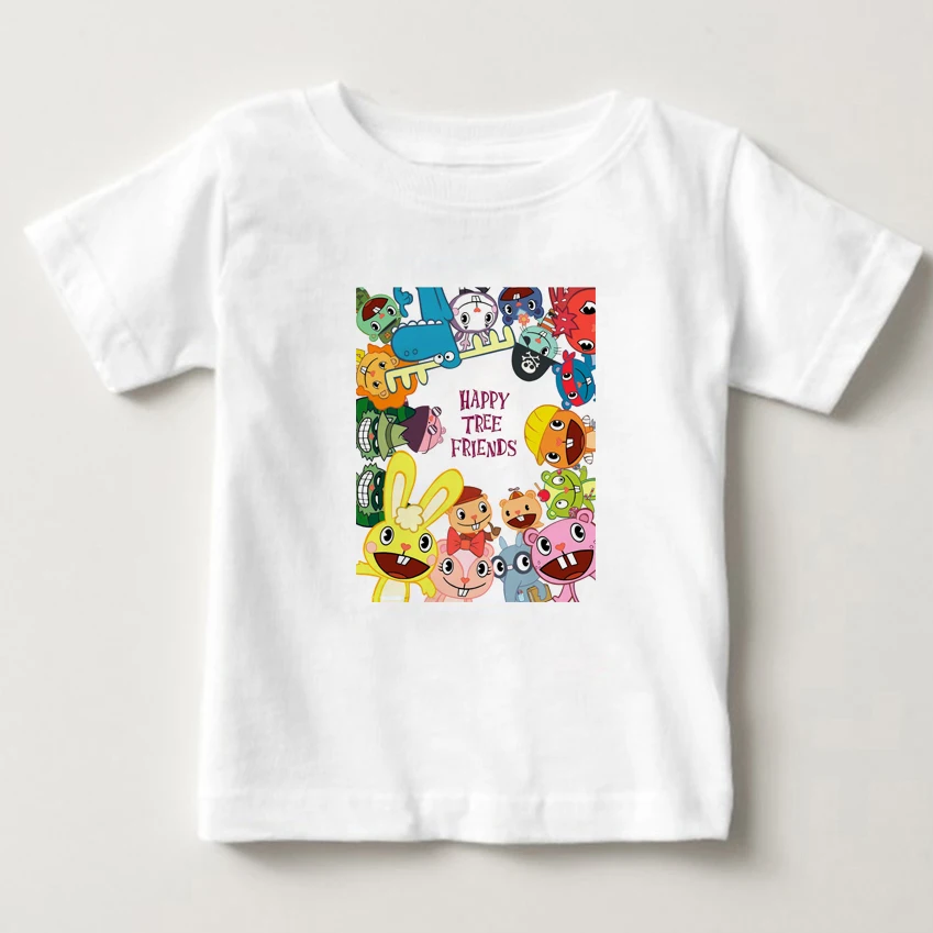 

Happy Tree Friend Children T Shirt Tee Size S - 3XL Clothing Boys And Girls Tshirt New 2020 Fashion Short Sleeve T-Shirt MJ