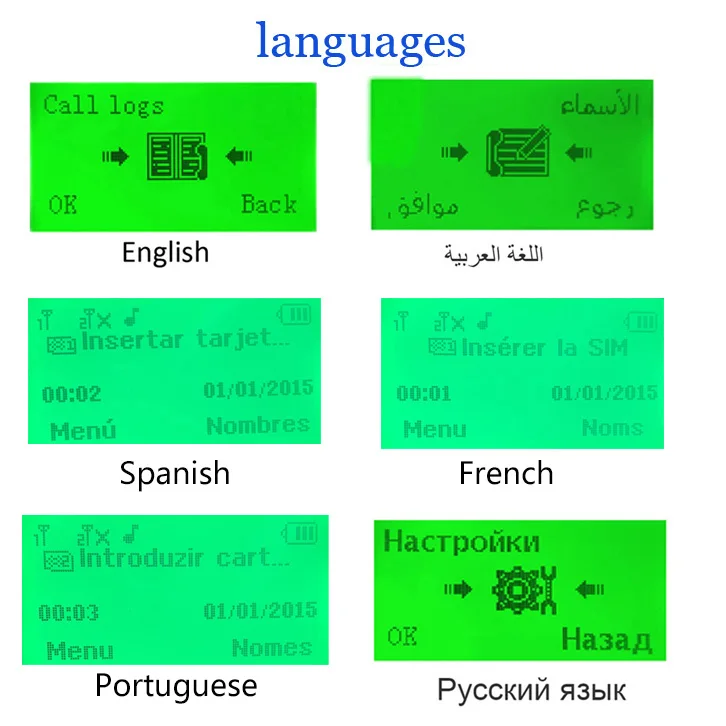 beamio multi language wireless telephone with dual gsm 2g 3g sim card radio cordless phone lcd screen for home office desktop free global shipping