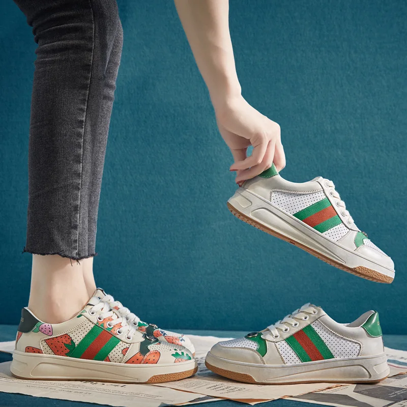 Женские кроссовки из искусственной кожи модная повседневная женская обувь