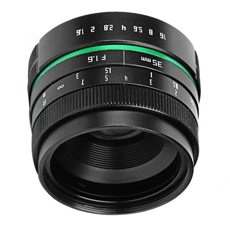 Camera Lens 35mm F1.6 APS-C CCTV TV Movie + C-FX Adapter Ring for FUJIFILM Micro- SLR | Электроника