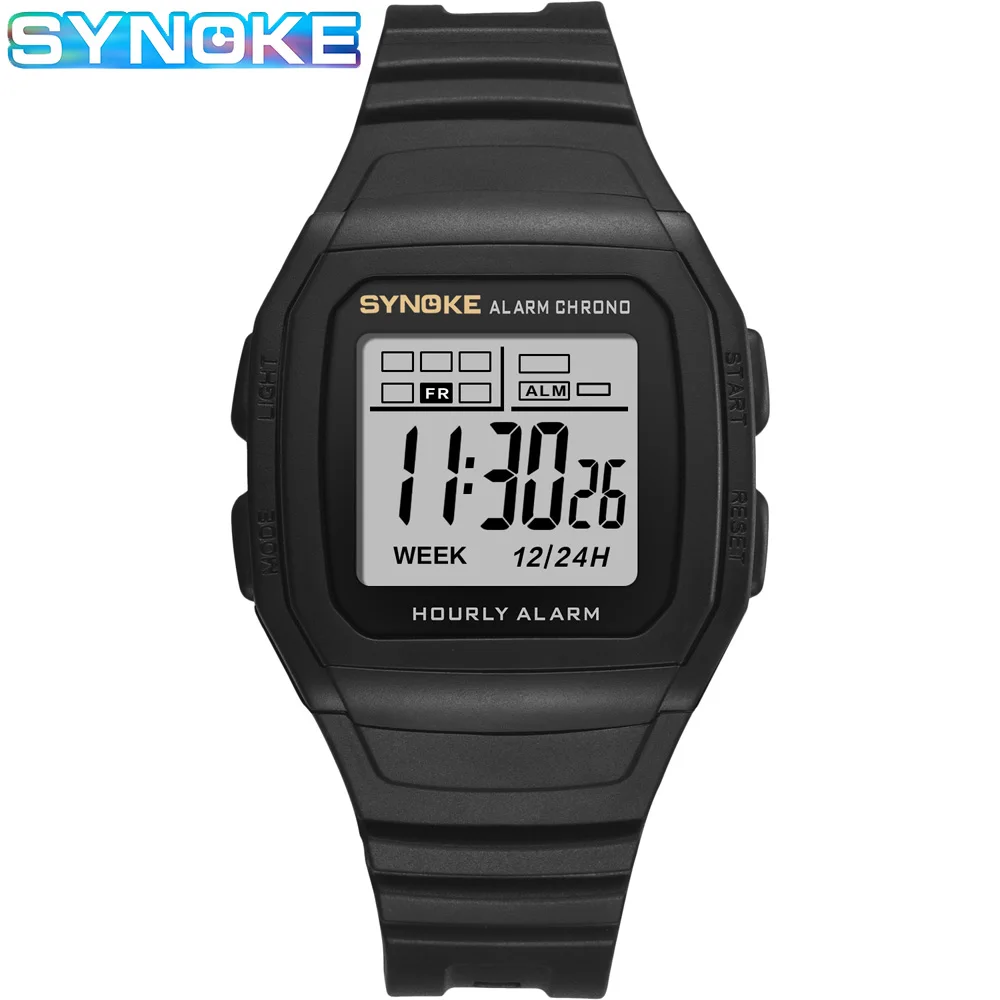 Часы Reloj Hombre мужские цифровые водонепроницаемые спортивные квадратные