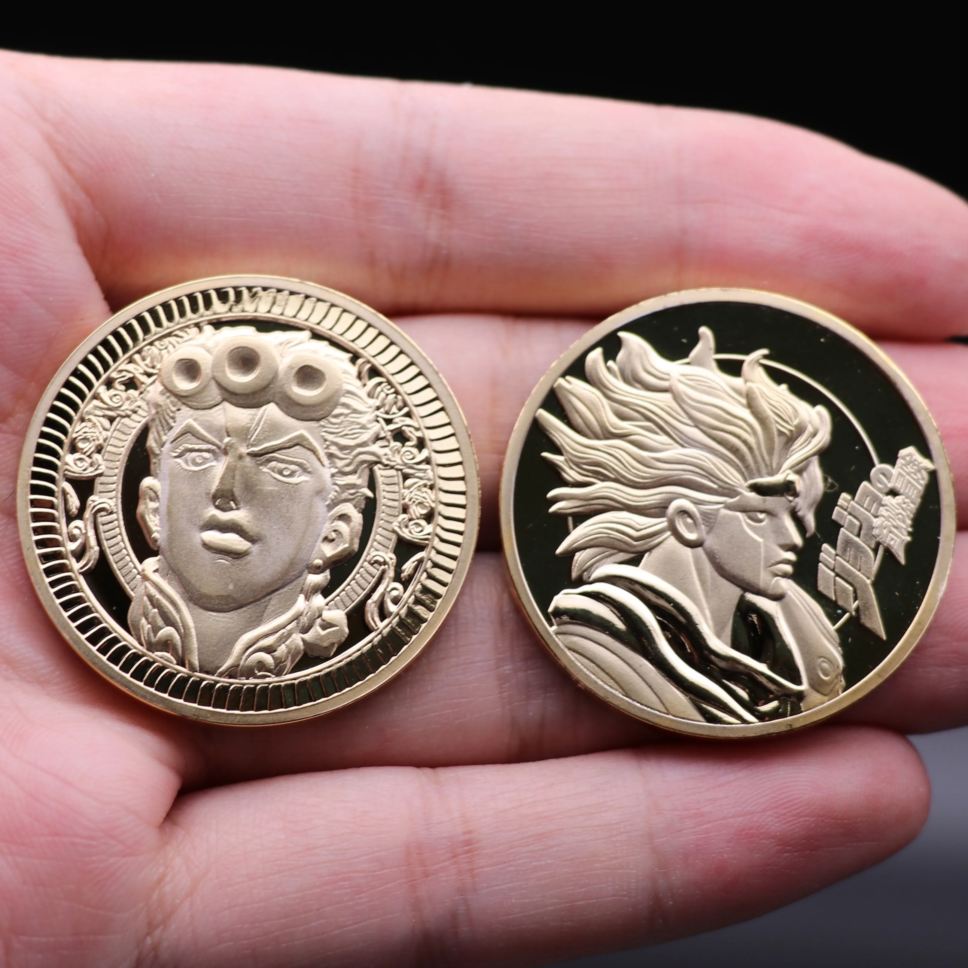 Аниме невероятные приключения Джоджо собирать монеты Звездный пыль крестовики