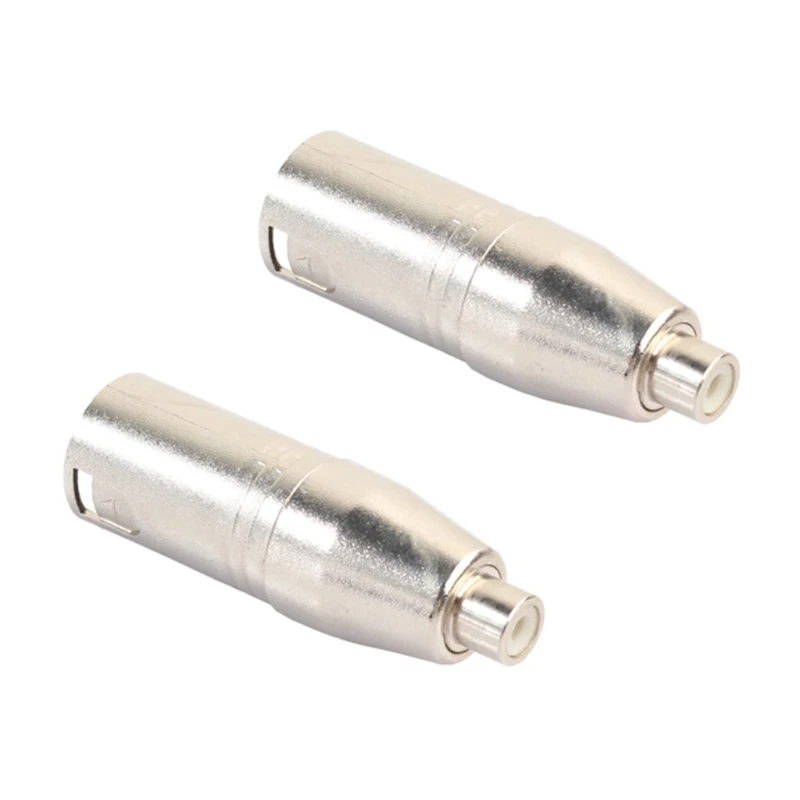 

2PCS Mixer Recorder Female RCA to XLR Male Plug Mic Cable Adapter