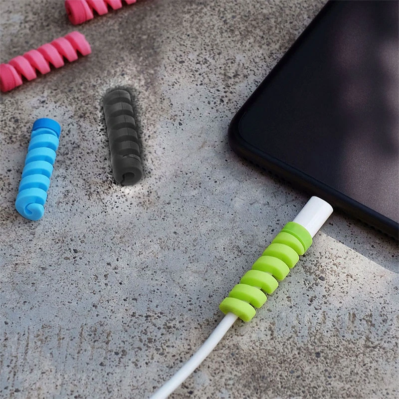 4 шт. usb-кабель для зарядки чехол хранения наушников рабочего стола защита от