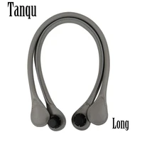 tanqu new long pu faux leather handle for obag colourful for classic mini o bag womens eva handbag