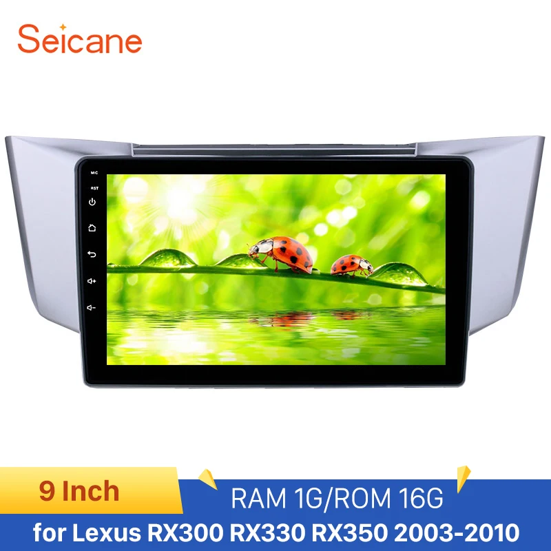 Seicane Android 9 1 GPS 10 &quotдля Lexus RX300 RX330 RX350 2003 2010 автомобильный радиоприемник с