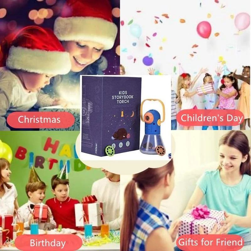 

Children Toy Night Light Projector Lamp Multifunctional Story Machine Projector Early Childhood Education Star Light Sleeper Toy