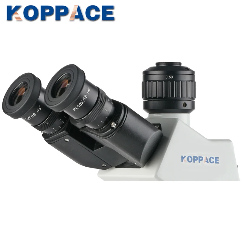 Окуляр Тринокулярный металлургический микроскоп KOPPACE 50X 500X PL10X транфлективная