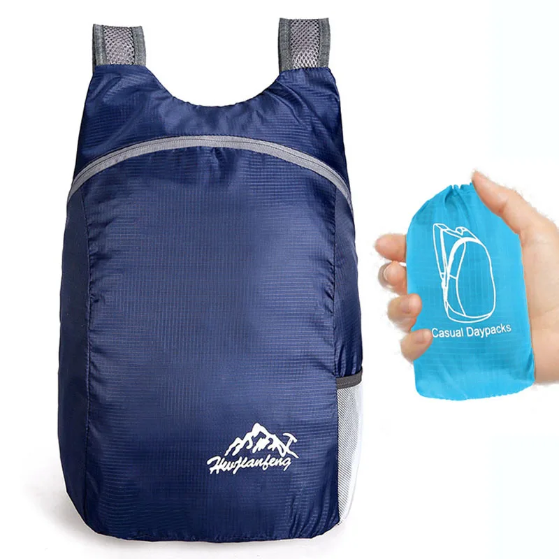 Легкий складной рюкзак 20 л Сверхлегкий уличный удобный дорожный нано-рюкзак для