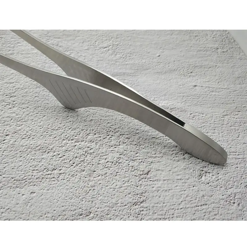 1pc Barbecue Tong Stainless Steel Serving Tongs Food Clip Grill Tweezer Kitchen Tool for Steak BBQ | Meal