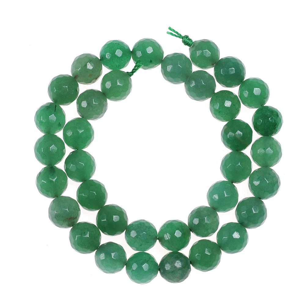 New Style 4-12mm Green Round Natural Stone Beads AgateS Onyx Faceted Loose Strand For Jewelry Making Diy Bracelets | Украшения и