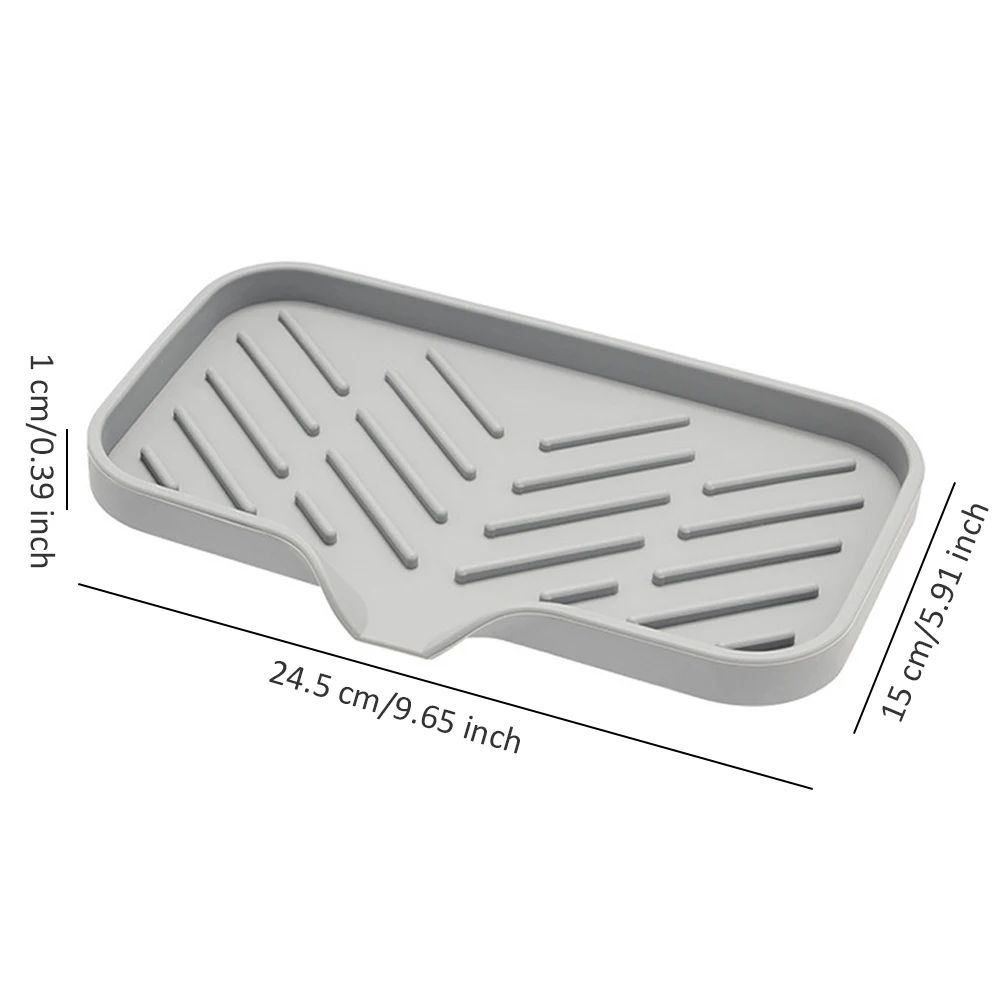 

Silicone Soap Holder Flexible Soap Dish Plate Holder Tray Soapbox Container Draining Pad Table Rug Tray Kitchen Accessory
