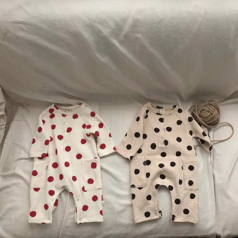 Комбинезоны с длинным рукавом для маленьких мальчиков и девочек мягкая верхняя