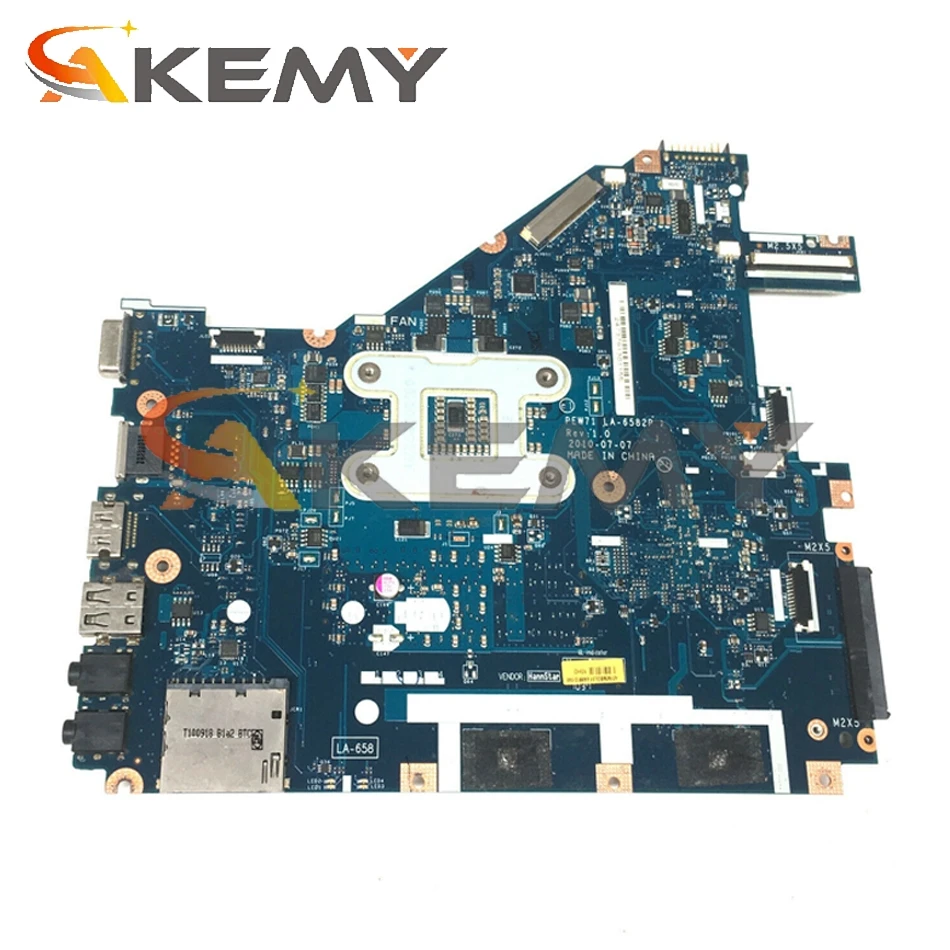 

MBR4L0200 Laptop motherboard For ACER Aspire 5733 Notebook Mainboard LA-6582P HM55 DDR3