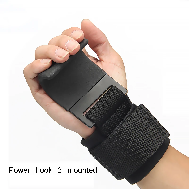 

New Weight Lifting-Hook Hand-Bar Wrist Straps Glove Weightlifting Strength Training Gym Fitness Hook Weight Lifting Gloves
