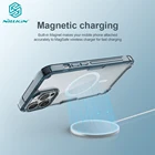 Магнитный чехол для iPhone 13 Pro  13 Pro Max Nillkin Nature, прозрачный чехол из ТПУ и поликарбоната для iPhone13 с поддержкой беспроводной зарядки
