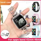 Ремешок прозрачный для Oppo Watch Series 41 мм 46 мм, пластиковый браслет для Oppo 41 мм 46 мм