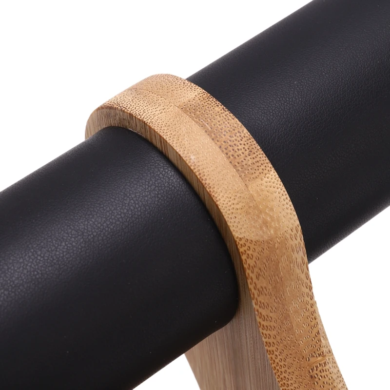 

Bamboo Jewelry Display Bracelet Storage Display Bangle Display Stand Vintage Velvet/ PU Leather Watch Jewelry Organizer