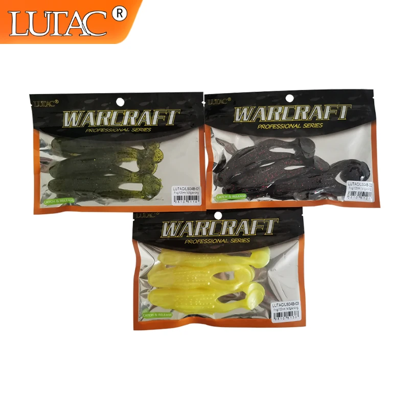 

Lutac Soft Frog Lures Wholesale Sinking Artificial Bait PVC Plastic Material