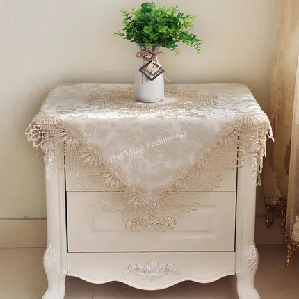 Скатерть для стола роскошная вышивка красивая кружевная скатерть легкая цвета