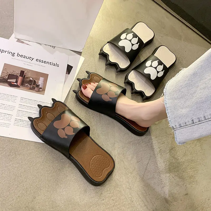 

Same Style for Men and Women 2021 New PVC Summer Cute Slipper Wear-resistant Slides Lazy Non Slip Indoor Bathroom Slipper