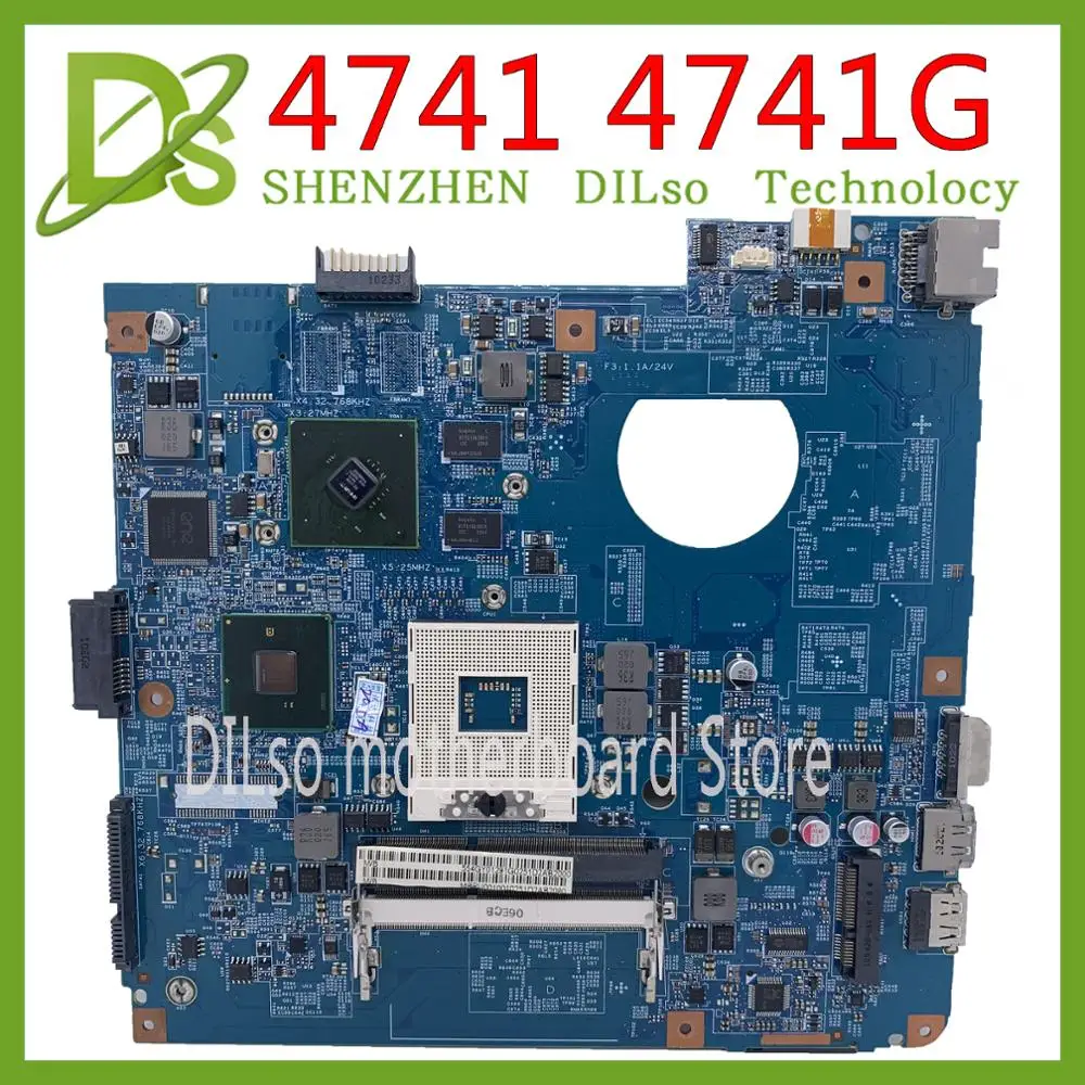 

KEFU 4741G для Acer aspire 4741 4741G тест материнской платы ноутбука 48.4GY02.051 09920-3 HM55 DDR3 оригинальная материнская плата