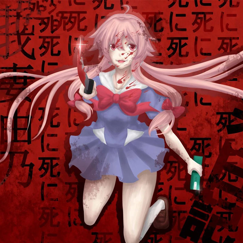 Аниме дневник будущего Yuno косплей костюм набор женской школьной формы для