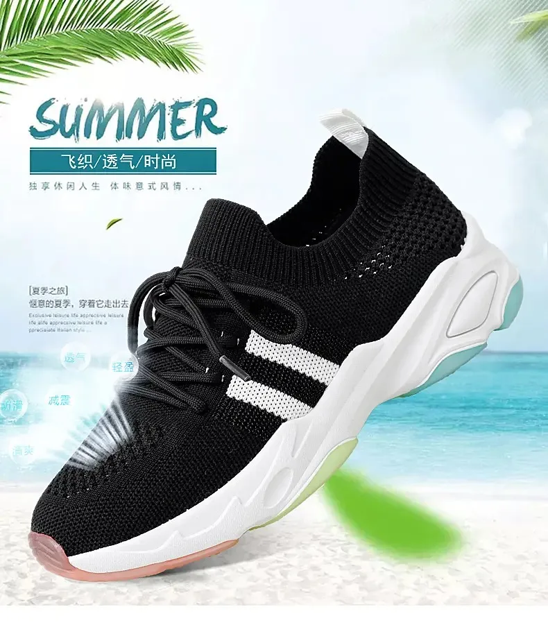 

Women summer openwork mesh colorful bottom sneakers Women casual shoes casual sneakers large
