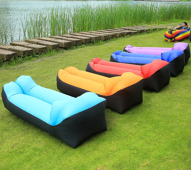 

Открытый ленивый надувной диван надувной матрас сетка для сна красная воздушная Подушка кровать пляж плавание плавающая надувная кровать ...