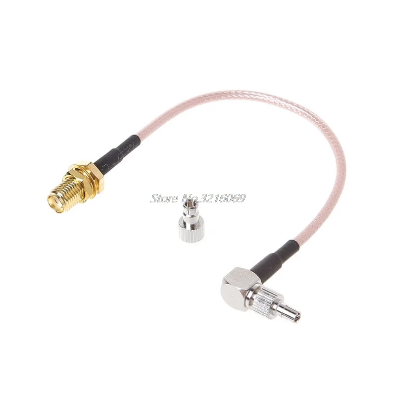 SMA Female To CRC9/TS9 двойной разъем RF коаксиальный адаптер RG316 кабель 15 см оптовая