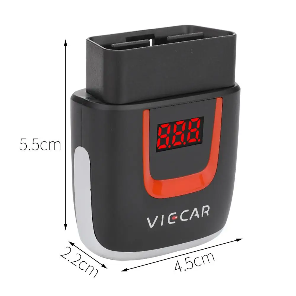 

Viecar VP003 Car Diagnostic Scanner Diagnostic Tool Code Reader 2 for Elm327 Learning Obd Pic18f25k80 for Injector