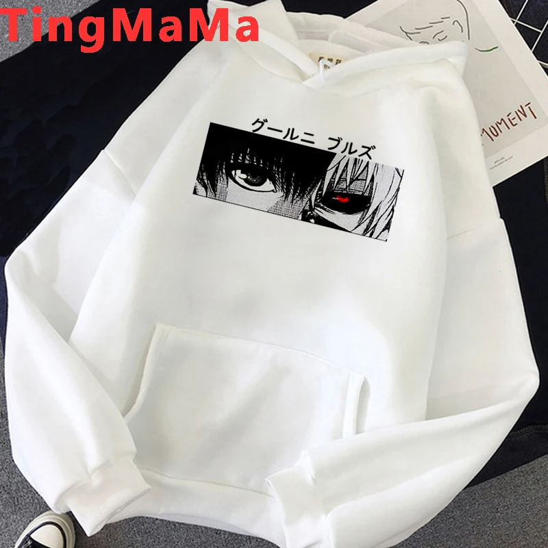 

Japanese Anime Tokyo Ghoul Hoodies Men Kawaii Winter Warm Kaneki Ken Graphic Streetwear Funny Harajuku Unisex Sweatshirts Male