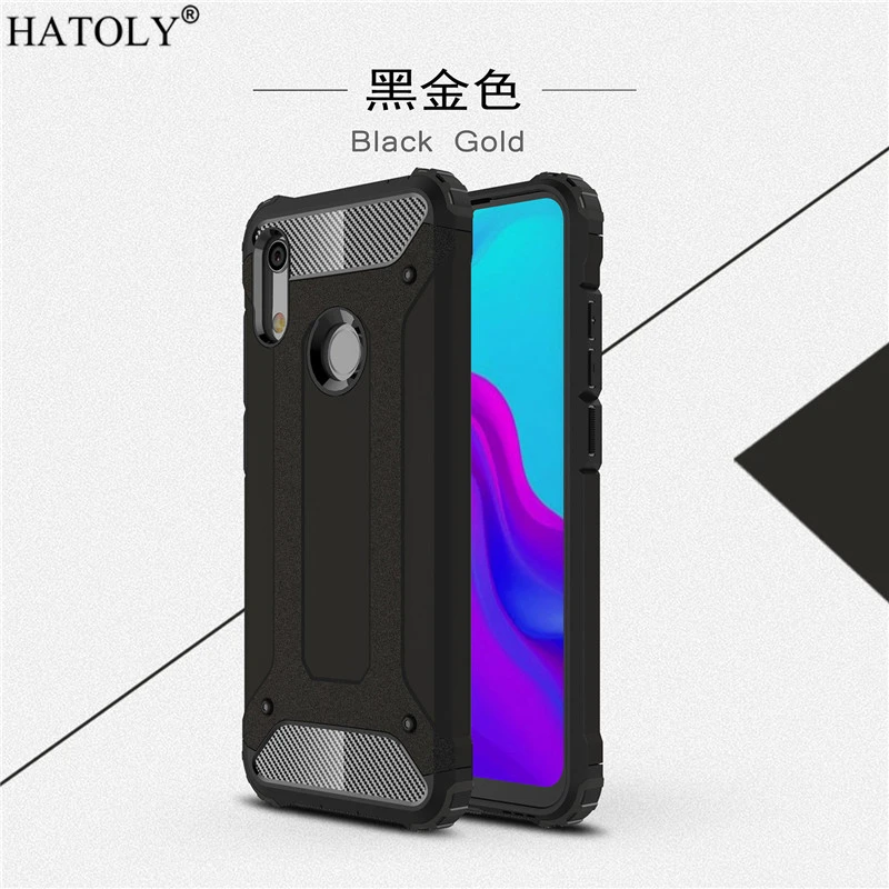 

For Cover Huawei Y6S Case Anti-knock Rugged Armor Hard Back Cover For Huawei Y6S Silicone Phone Bumper Case For Huawei Y6S 2020