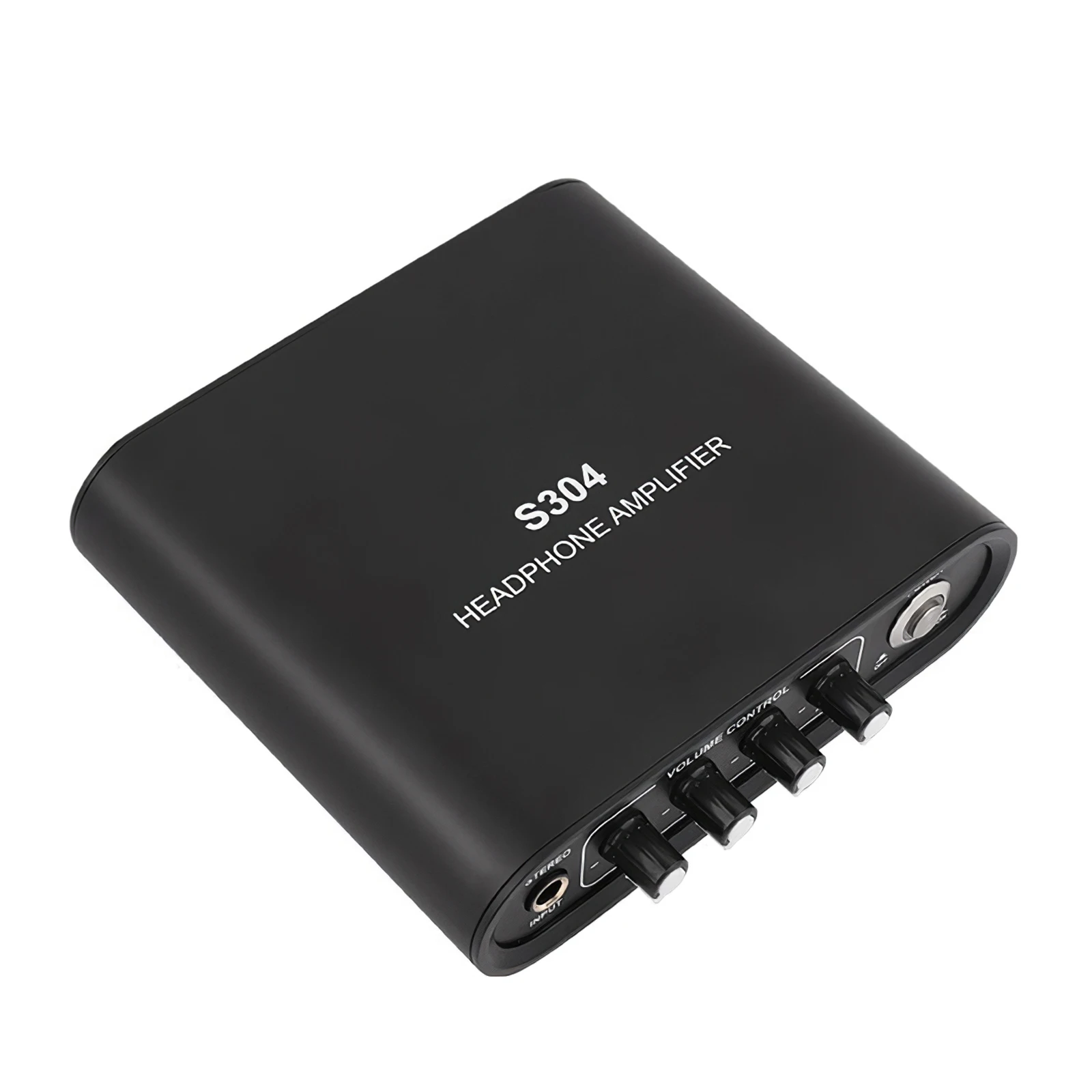 

Portable Sound Amplifier HiFi Stereo Earphone Headphone Audio Sound Decoder 2 Input 4 Output Adjustable Volume Audio Amplifier