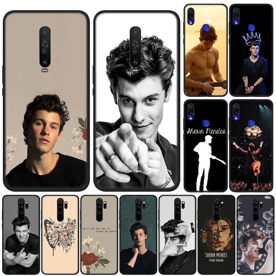 Мягкий силиконовый чехол Shawn Mendes для Xiaomi Redmi Note 9 8 7 6 5 Pro Max 9S 8T 5A Prime 4X