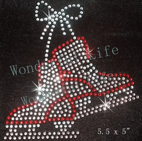 Бесплатная доставка коньки с изображением льда мотивы рисунки термоклейкие