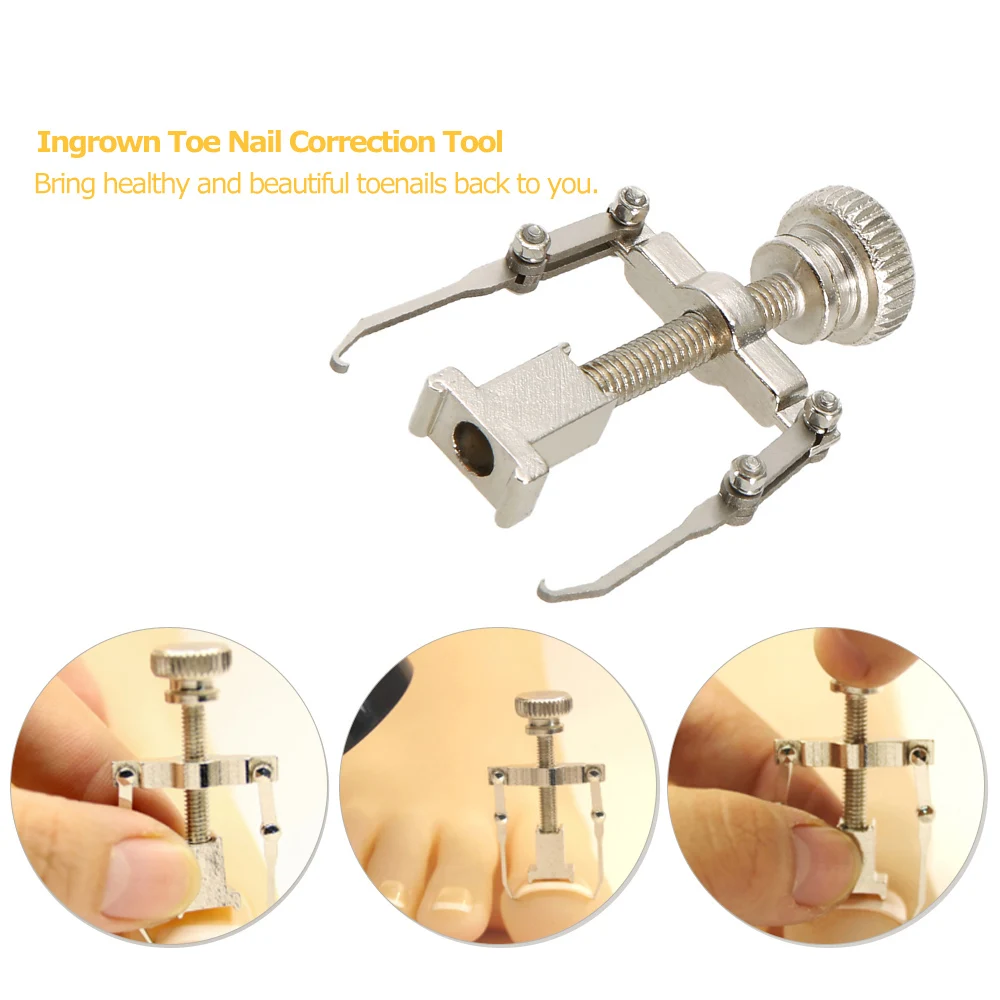 Инструменты коррекции ногтей с открытым носком из нержавеющей стали