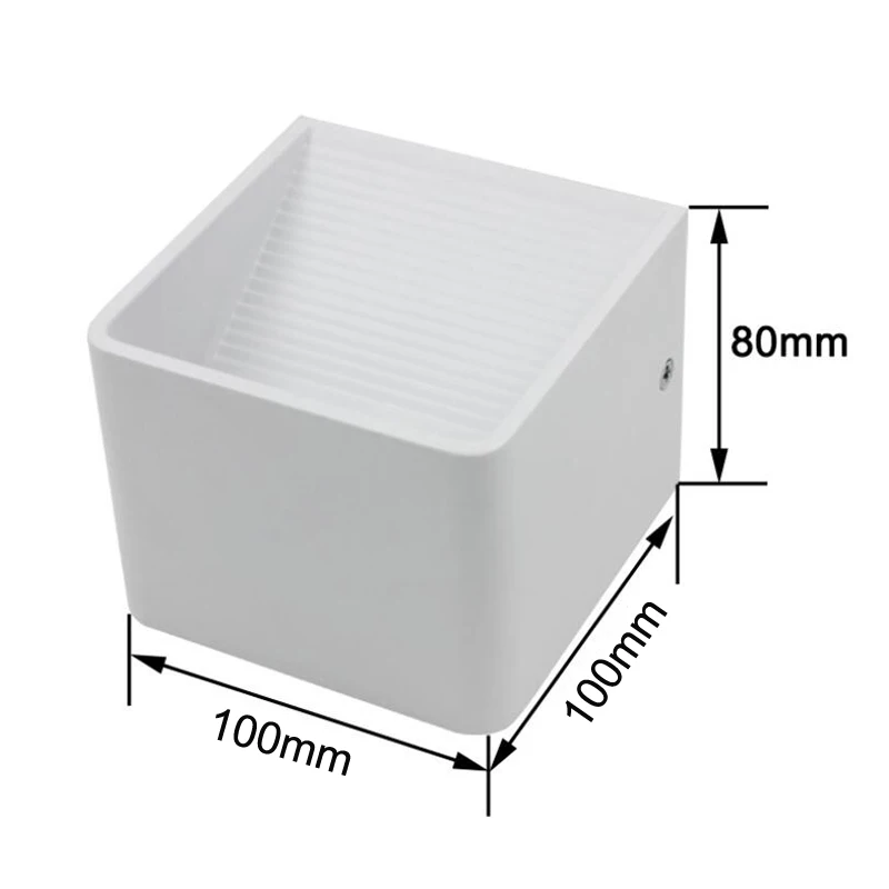 Светодиодный настенный светильник RGBW с квадратным пультом дистанционного