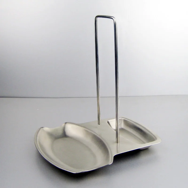 

Kitchen Tool Stainless Steel Multi-function Receive Waterlogging Caused With Water Pans Pot Cover Scoop Storage Rack Holder