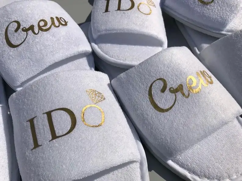 Шлепанцы с цветами на заказ для девочек свадебные тапочки невесты ночная курица