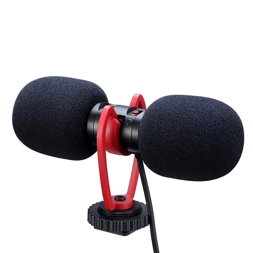 

T-mic Camera Dual End Microphone Vlog Directional Directional Microphone Compatible With Mobile Phones Cameras Recording Pens