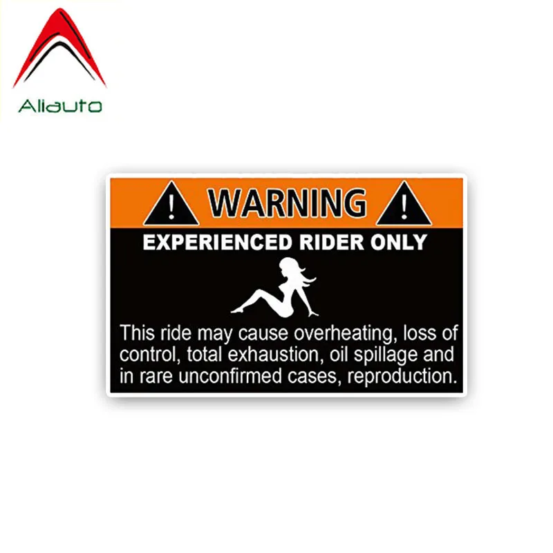 Aliauto Предупреждение забавная наклейка для автомобилей опытный гонщик только